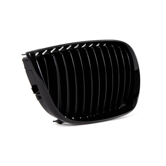 Kühlergrill Hochglanz-Schwarz passend für BMW 1 E81 E87 2004-2012 Einzellinie