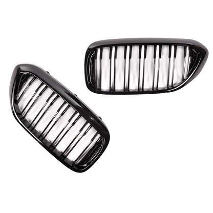 Kühlergrill Glanzschwarz BMW 5 G30 G31 Limousine Touring Doppelstreifen 2016-2020