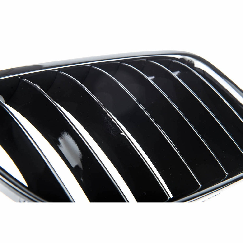 Kühlergrill Glanzschwarz BMW X1 E84 2009-2015 Einzellinie ABS-Kunststoff