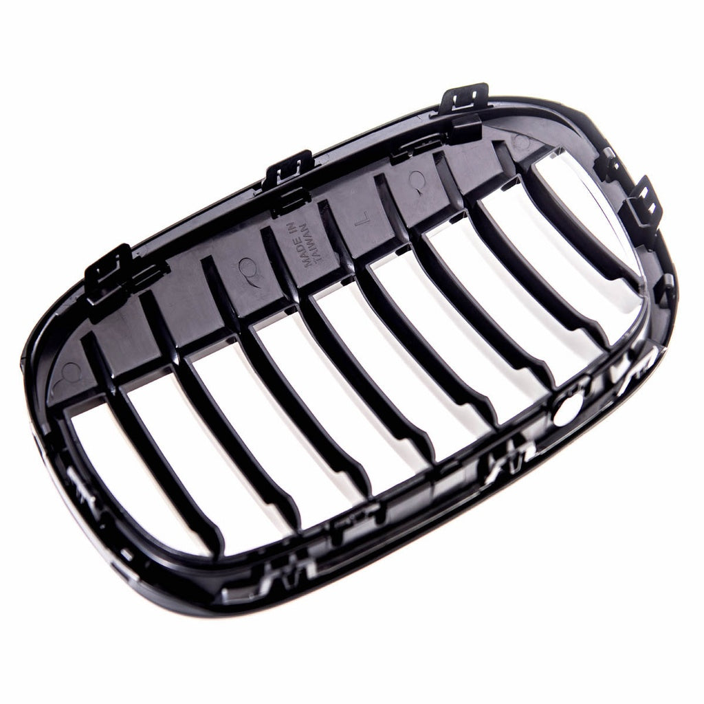 Kühlergrill Glanz Schwarz passend für BMW X1 F48 2014-2019 Single Line