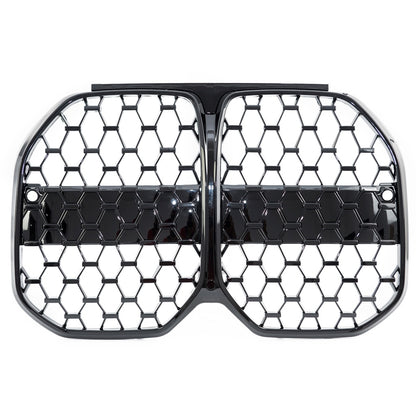 Kühlergrill Glänzend Schwarz BMW 4 G26 Gran Coupe 2021 Diamond Stil