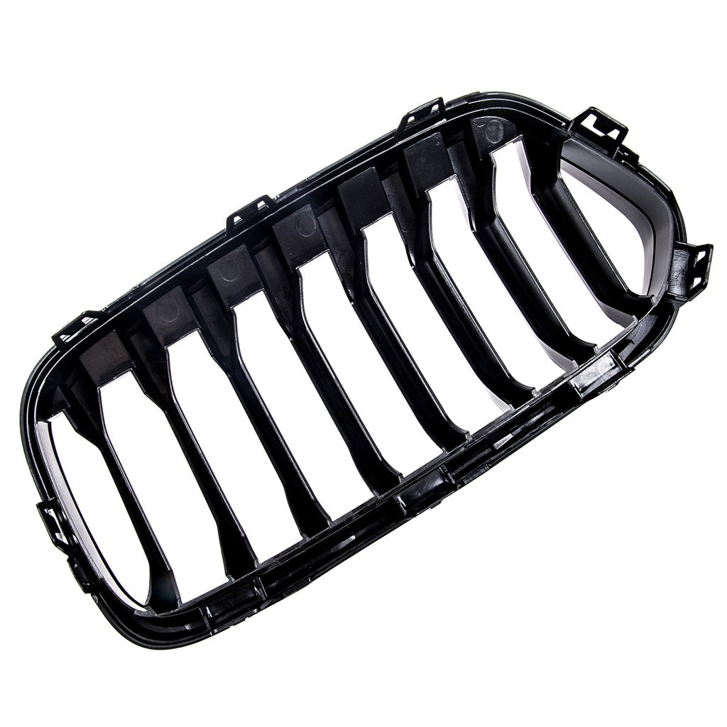 Kühlergrill Glanzschwarz für BMW X2 F39 2017-2023 Einzelne Linie