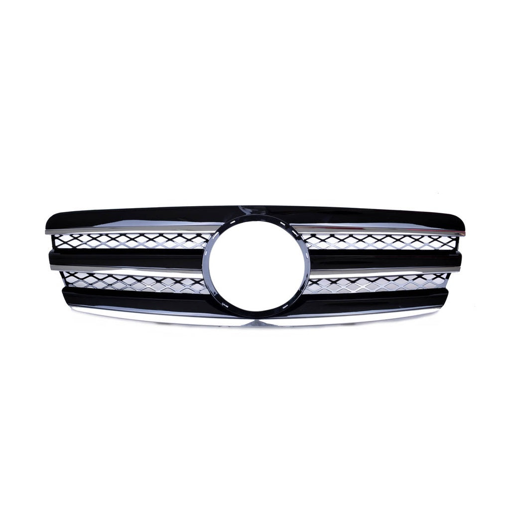 Kühlergrill Chrom-Schwarz MERCEDES E-Klasse W211 Limousine T-Modell 2002-2006