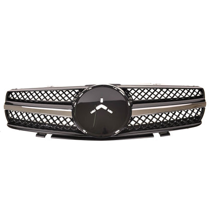 Kühlergrill Chrom-Schwarz für Mercedes SL R230 Pre-Facelift 2001-2006