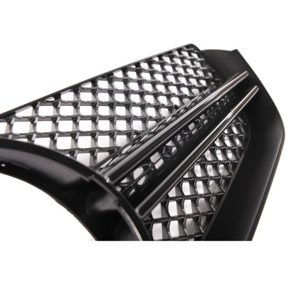 Kühlergrill Glänzend Schwarz für Mercedes E-Klasse (C207, A207) Coupe Cabrio 2009-2013 Pre-Facelift