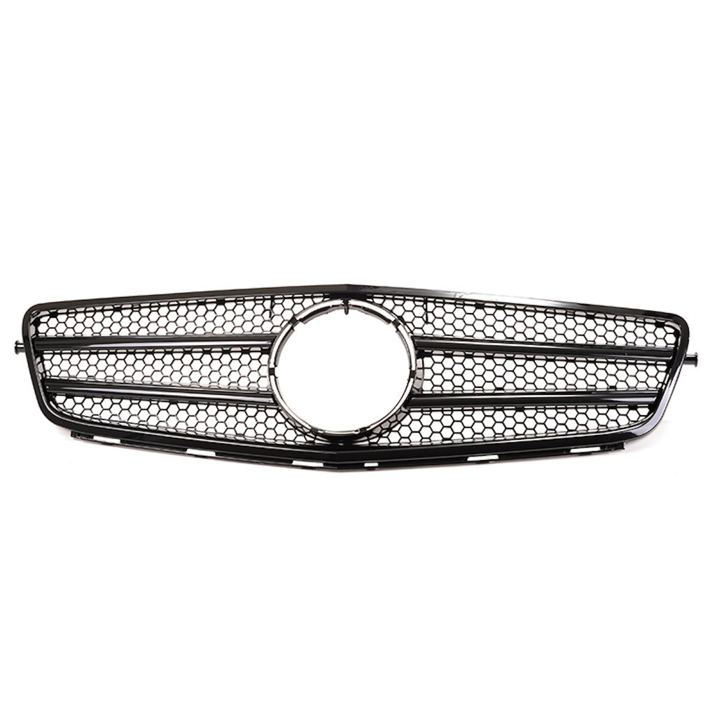 Kühlergrill Glanzschwarz für Mercedes C-Klasse W204 Limousine Coupé T-Modell 2007-2015