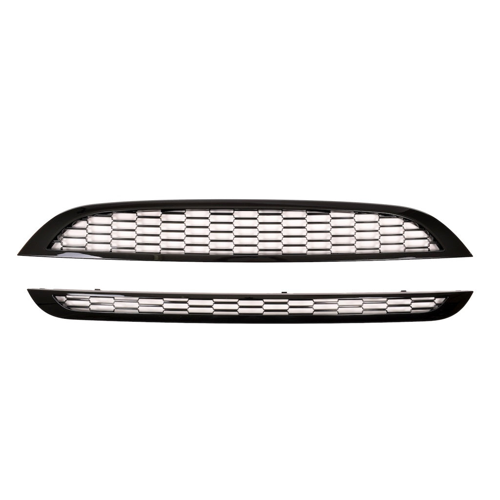 Kühlergrill Glanzschwarz für MINI R50 R53 2001-2006 Standard Hatchback 3D