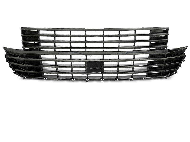 Kühlergrill Glanz Schwarz ohne Emblem für VW T6.1 Multivan Transporter 2019-2024