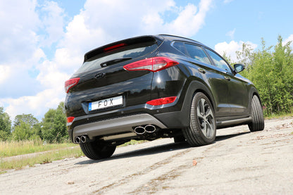 Hyundai Tucson TLE 4x2 & 4x4 Endschalldämpfer Ausgang rechts/links - 2x115x85 Typ 38 rechts/links