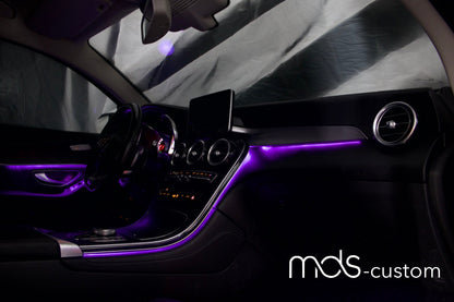 Mercedes X253 Beifahrerleiste mit Ambientebeleuchtung – Nachrüstsatz für Mercedes GLC