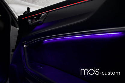 Audi A6 C8 Ambientebeleuchtung Nachrüstsatz | 30 Farben, Steuerung über MMI