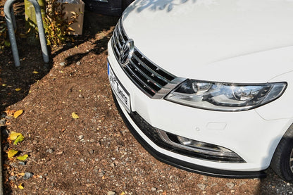 CUP Frontspoilerlippe ABS Volkswagen Passat CC, Typ 3CC Schwarz Glanz