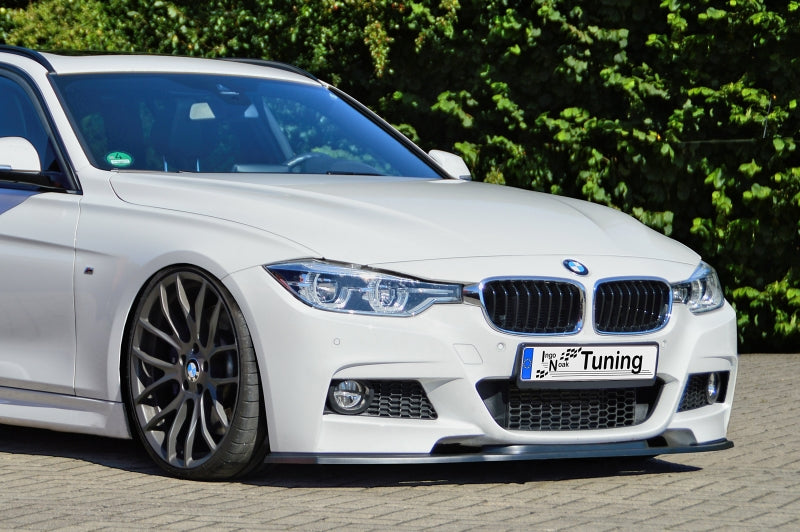 CUP Frontspoilerlippe ABS BMW 3er F30/F31 inkl. Facelift Schwarz Matt