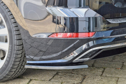 Heckansatz Seitenteile ABS Volkswagen Touran Typ 5T, R-Line Schwarz Matt