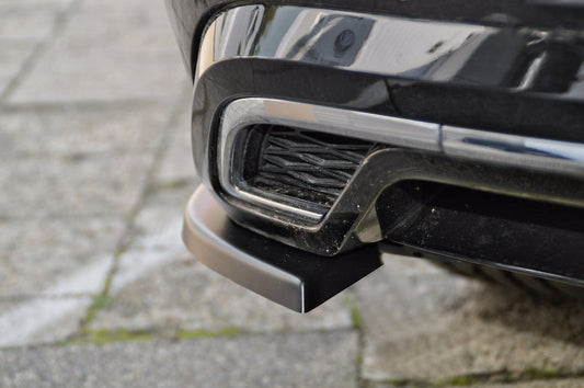Heckansatz Seitenteile ABS Volkswagen Touran Typ 5T, R-Line Schwarz Matt