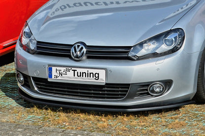 CUP Frontspoilerlippe ABS Volkswagen Golf 6, 1K Bj.: 2008-2013 Schwarz Matt