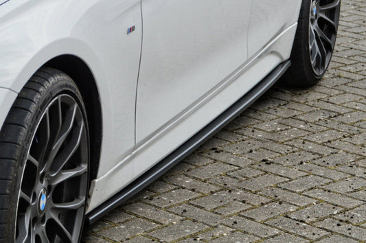 CUP Seitenschweller BMW 3er, F30/ F31 inkl. Facelift Schwarz Glanz