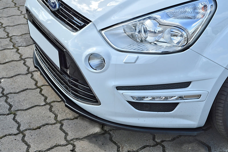 CUP Frontspoilerlippe ABS Ford S-Max Bj.: 2010-2014 Schwarz Matt