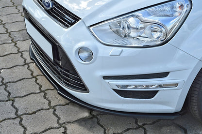 CUP Frontspoilerlippe ABS Ford S-Max Bj.: 2010-2014 Schwarz Matt