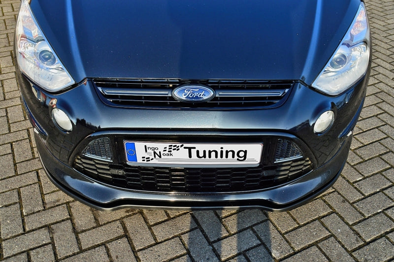 CUP Frontspoilerlippe ABS Ford S-Max Bj.: 2010-2014 Schwarz Glanz