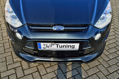 CUP Frontspoilerlippe ABS Ford S-Max Bj.: 2010-2014 Schwarz Matt