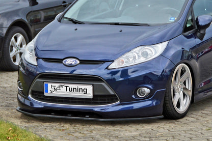CUP Frontspoilerlippe ABS Ford Fiesta, Sport, JA8, MK7 Schwarz Glanz