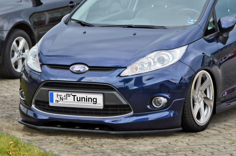 CUP Frontspoilerlippe ABS Ford Fiesta, Sport, JA8, MK7 Schwarz Matt