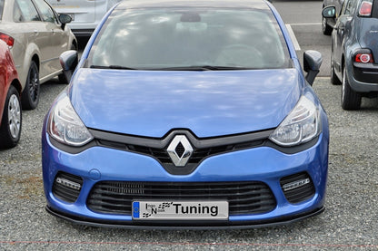 CUP Frontspoilerlippe ABS Renault Clio 4, GT + GT-Line Schwarz Matt
