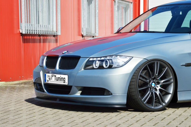 CUP Frontspoilerlippe ABS BMW 3er E90/E91 Bj.: 2005-2008 Schwarz Glanz