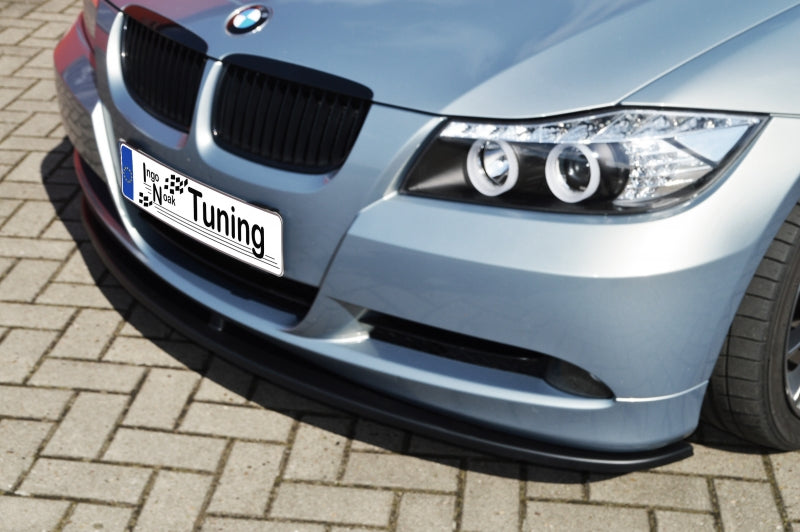 CUP Frontspoilerlippe ABS BMW 3er E90/E91 Bj.: 2005-2008 Schwarz Glanz