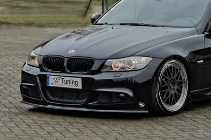 CUP Frontspoilerlippe ABS BMW 3er E90/E91 M Paket Facelift Schwarz Matt