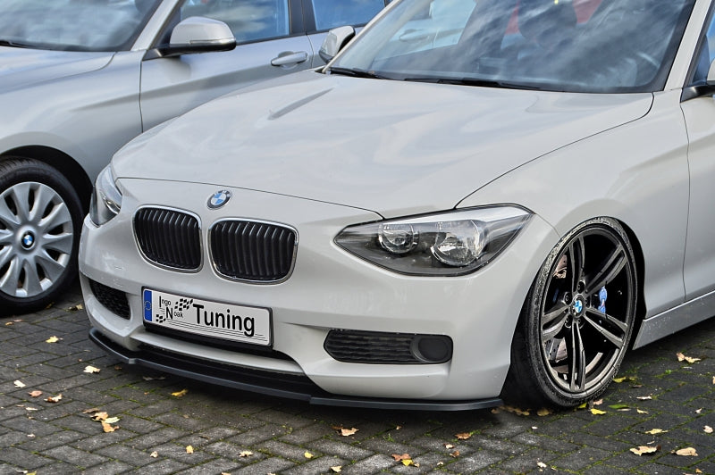 CUP Frontspoilerlippe ABS BMW 1er F20/F21 Bj.: 2011-2015 Schwarz Matt