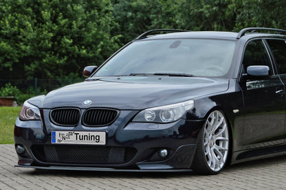 CUP Frontspoilerlippe ABS BMW 5er E60+61 Bj.: 2003-2010 Schwarz Matt