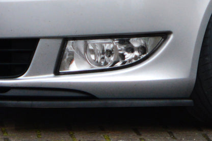 CUP Frontspoilerlippe ABS Skoda Roomster Ab Bj.: 2010- Schwarz Glanz