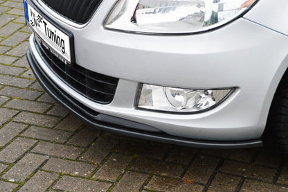 CUP Frontspoilerlippe ABS Skoda Fabia II Facelift Bj.: 2010-2014 Carbon