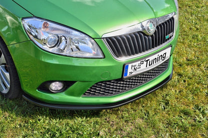 CUP Frontspoilerlippe ABS Skoda Fabia RS II Bj.: 2010-2014 Carbon
