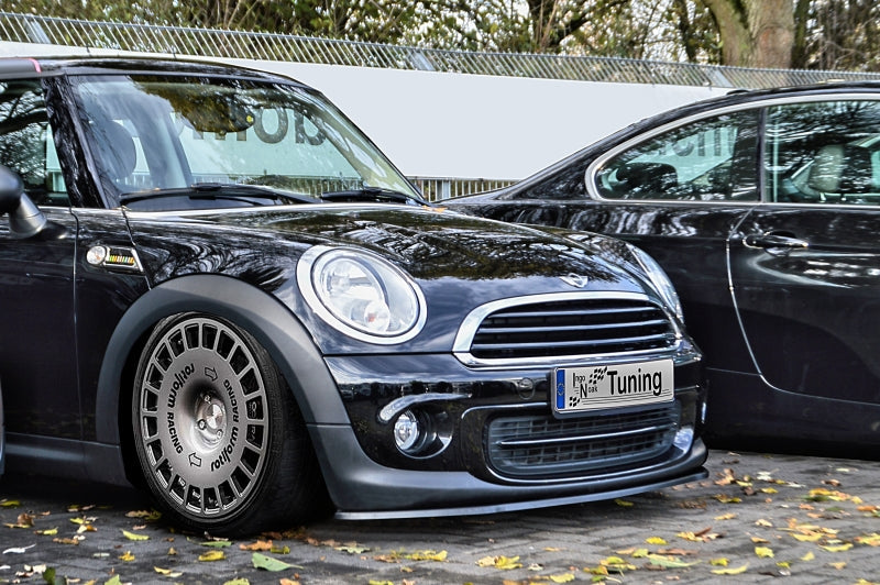 CUP Frontspoilerlippe ABS Mini Cooper R56 Ab Bj.: 2006-14 Schwarz Matt