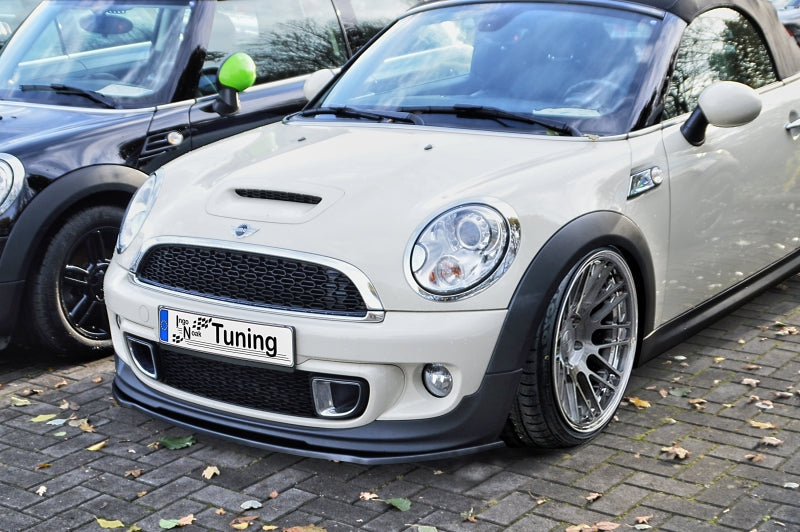 CUP Frontspoilerlippe ABS Mini Cooper R57 Ab Bj.: 2006-14 Schwarz Glanz