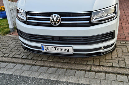 CUP Frontspoilerlippe ABS Volkswagen Bus T6 ab Bj.: 2015- Schwarz Matt