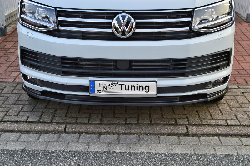 CUP Frontspoilerlippe ABS Volkswagen Bus T6 ab Bj.: 2015- Schwarz Matt