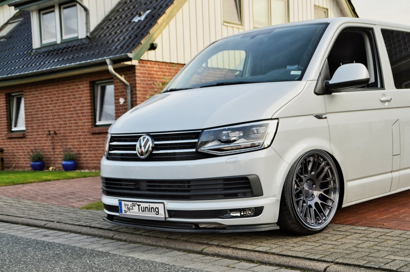 CUP Frontspoilerlippe ABS Volkswagen Bus T6 ab Bj.: 2015- Schwarz Matt