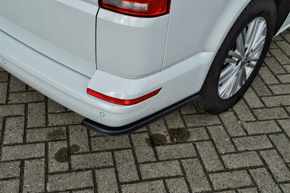 Heckansatz 2 tlg Volkswagen Bus T6 ab Bj.: 2015- Schwarz Matt
