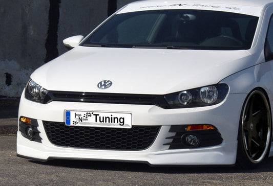 Frontspoiler ABS Volkswagen Scirocco 3 Typ 13 ab Bj.: 2008-2014 Schwarz Glanz