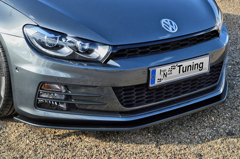 CUP Frontspoilerlippe ABS Volkswagen Scirocco Facelift Schwarz Glanz