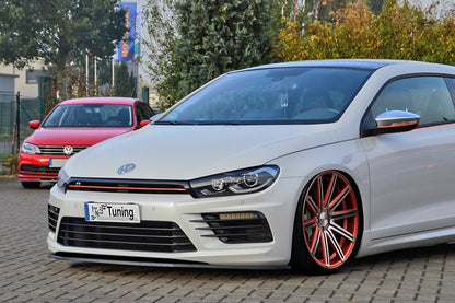CUP Frontspoilerlippe ABS Volkswagen Scirocco R Facelift Schwarz Matt