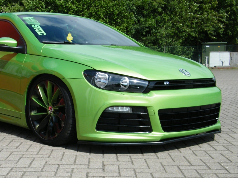 CUP Frontspoilerlippe ABS Volkswagen Scirocco R 3 Typ 13 Schwarz Glanz
