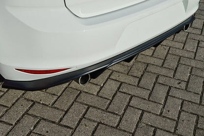 Heckdiffusor Einsatz ABS Volkswagen Golf 7 GTI + GTD Typ AU Carbon