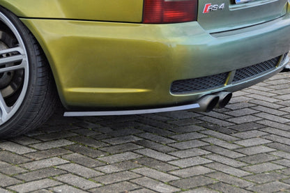 Heckansatz Seitenteile ABS Audi RS4, B5 Bj.: 1999-2001 Schwarz Glanz