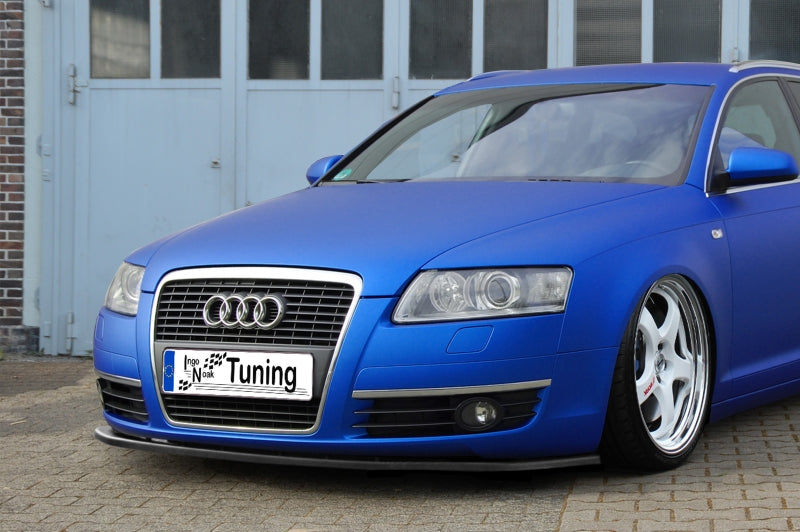 CUP Frontspoilerlippe ABS Audi A6 4F Bj.: 2004-2011 Schwarz Matt