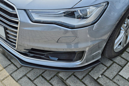 CUP Frontspoilerlippe ABS Audi A6 + S6, 4G, C7 ab Bj.: 2014- Carbon